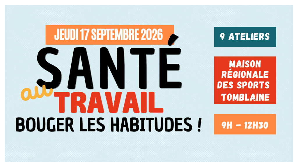 Santé au travail : bouger les habitudes